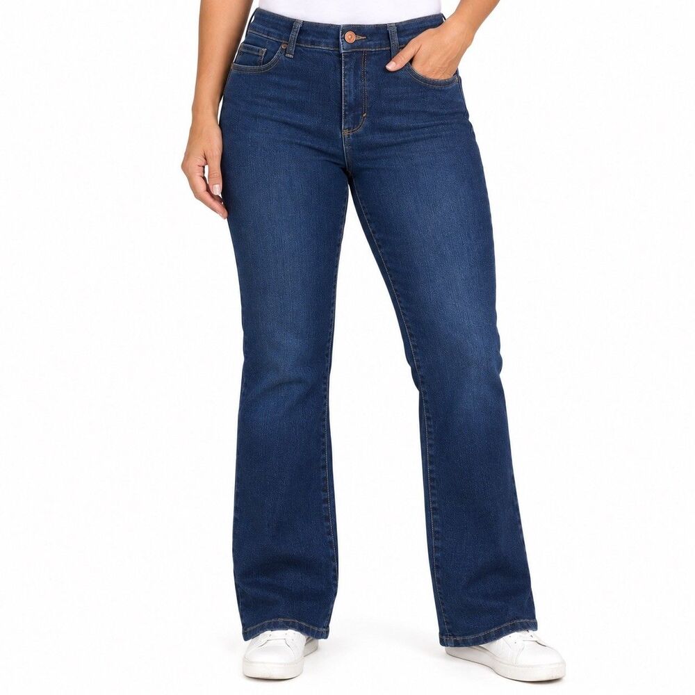 Gloria Vanderbilt Amanda Jeans Women’s 12S Dark Wash Bootcut Stretch Denim